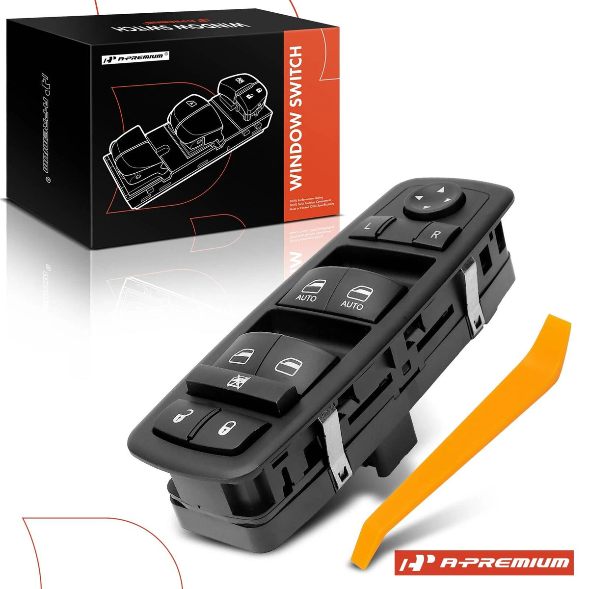 Front Left Power Window Switch for VW Routan (2009–2012) 7B0959857A, 7B0959857B, 7B0959857E, DWS861