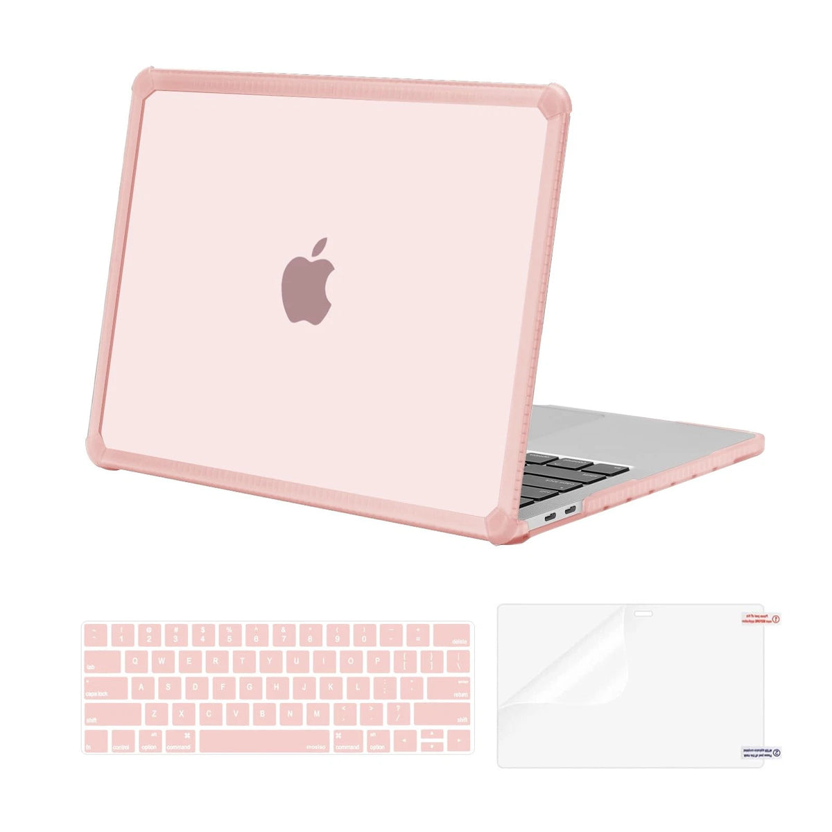 Crack-Resistant Cover for MacBook Pro 13 Inch (M2) - Pink