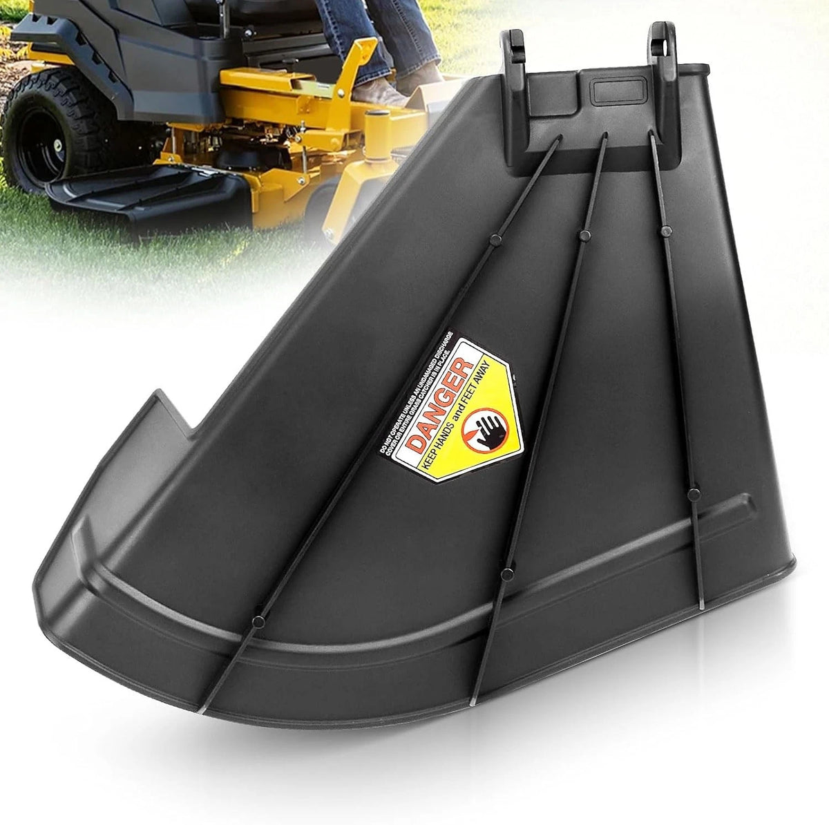Discharge Deflector Chute for Hustler Raptor SD/SDX (Flip-Up)