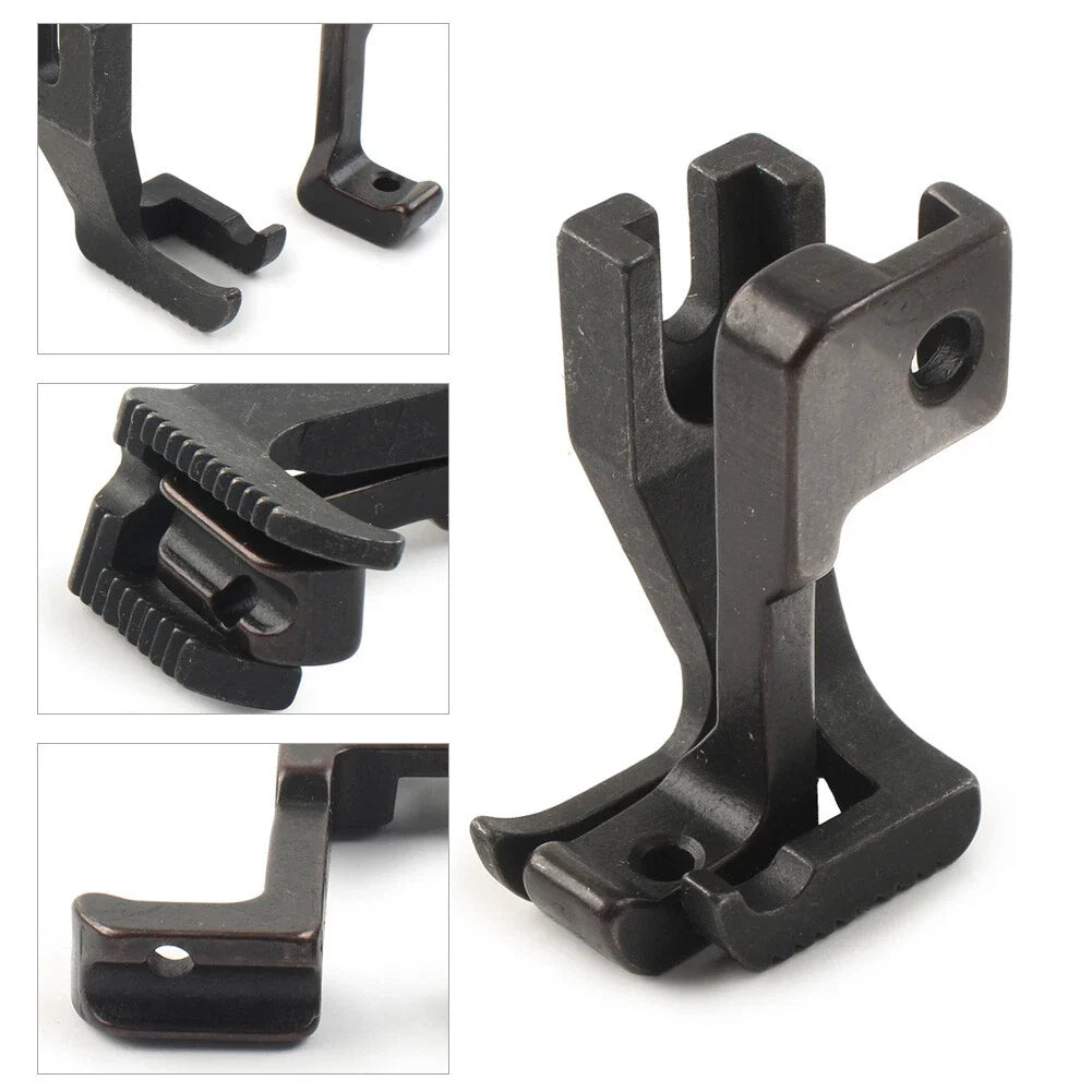 Top-Stitching Foot with Spring Guide for Industrial Sewing Machines
