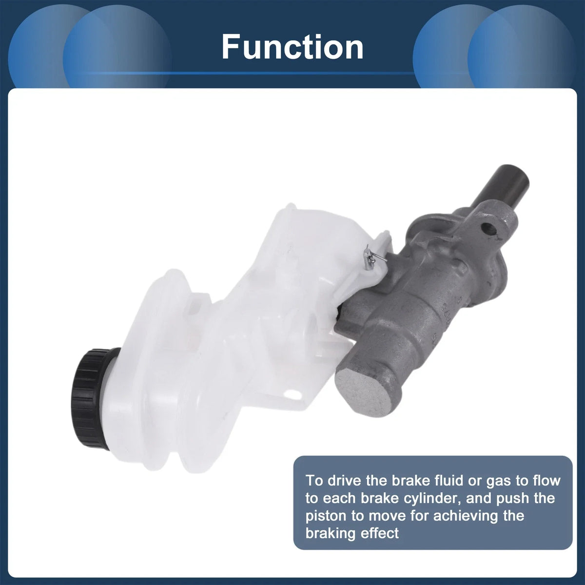 Brake Master Cylinder with Reservoir No.EB3C2004HB for Ford Ranger T7 (2015–2020)