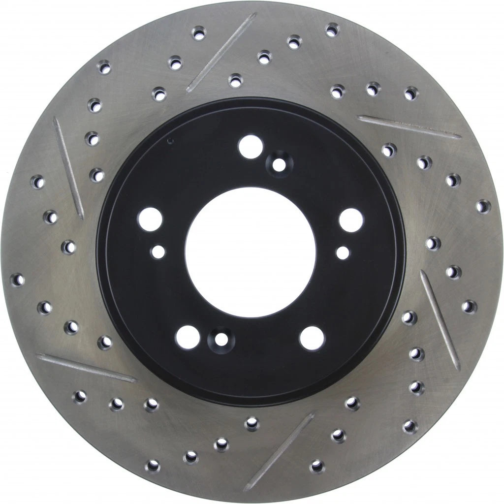 StopTech Brake Rotor Slotted for Honda Odyssey (1995–1998) TLX-sto127.40026R-CL360A71