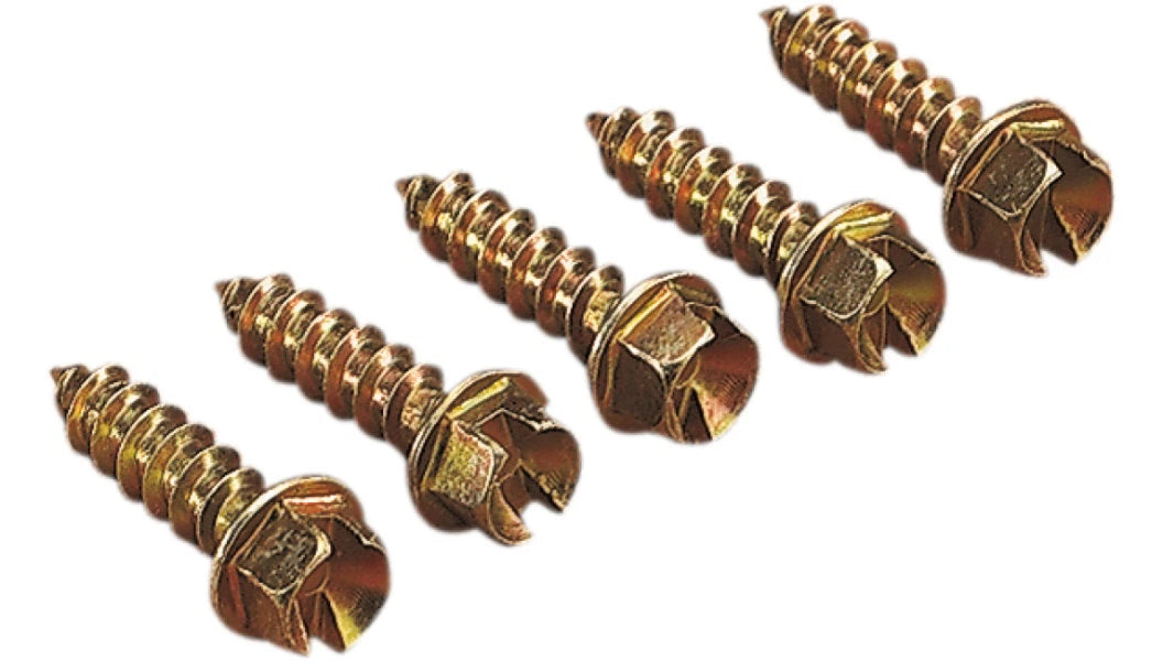 Set of 1000 Gold Screws Ice Racing Studs 3/4" Deep V Design OGS34
