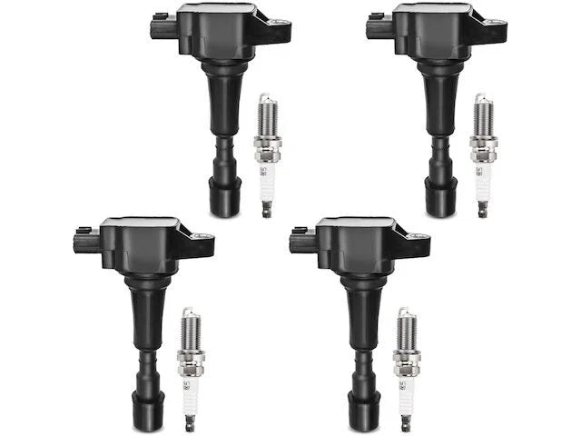 Ignition Coil Set of 4 with Spark Plugs for Mazda 2 (2011–2014) PY288HM