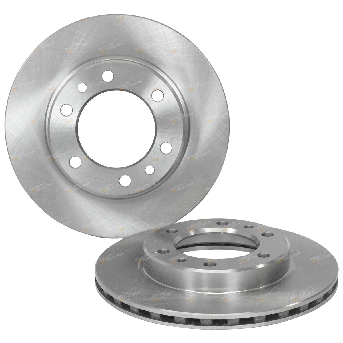2 x Front Disc Rotors + Brake Pads for Hilux (1988–1997)