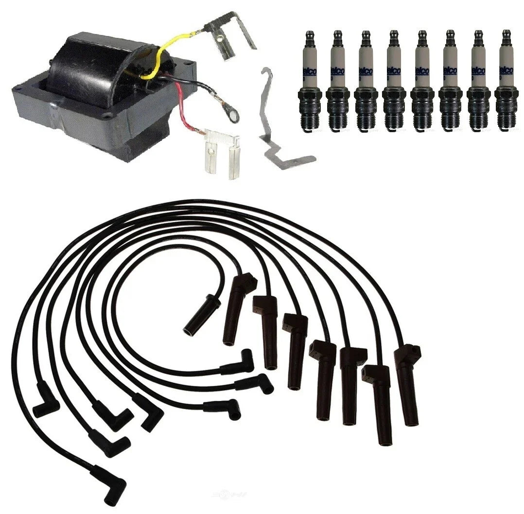 Ignition Wires & Spark Plugs Kit for GMC C2500, Chevy C20, C30 (7.4L)