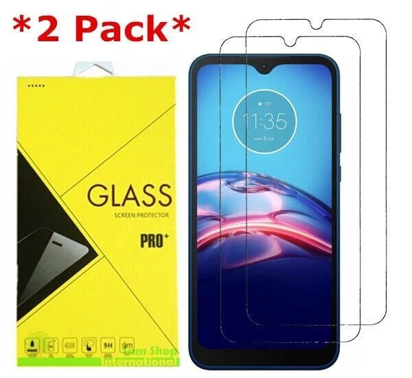 2-Pack Tempered Glass Screen Protector for Motorola Moto E (2020)