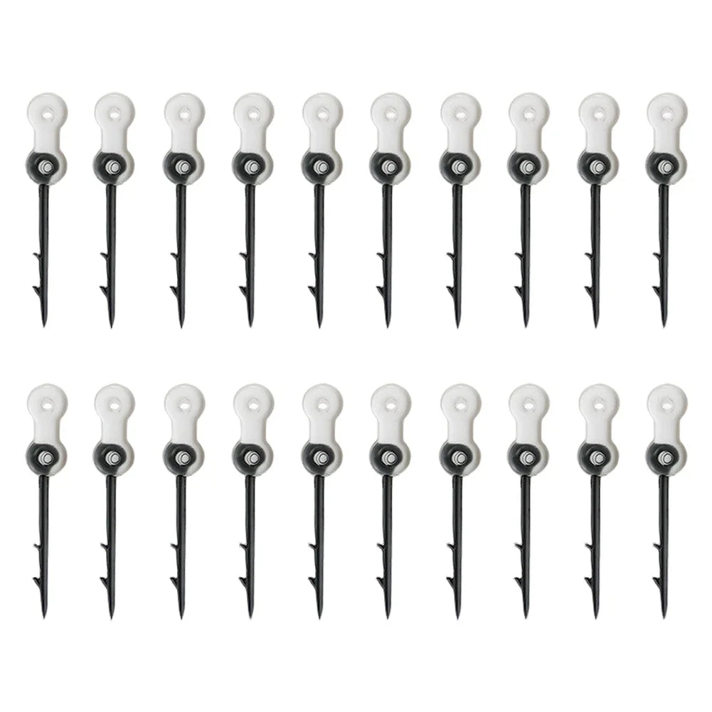Bait Spike Fishing Hook Sting Pin for Carp (Clear Stops, Rubber Corn Rig)