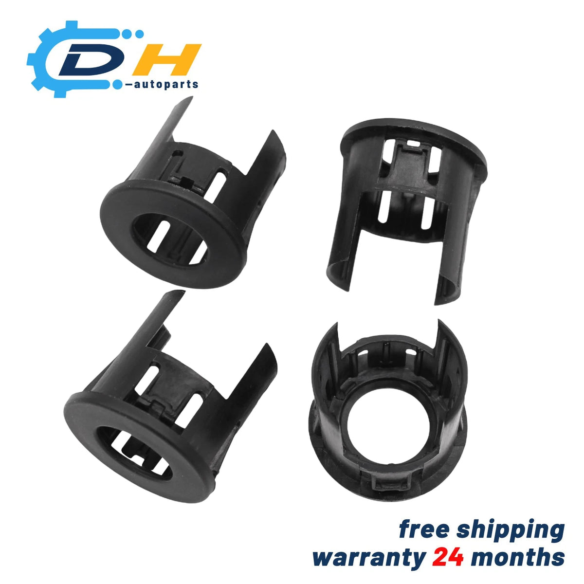 Set of 2 Parking Sensor Mounting Brackets for Chevy GMC Trucks (23276807)