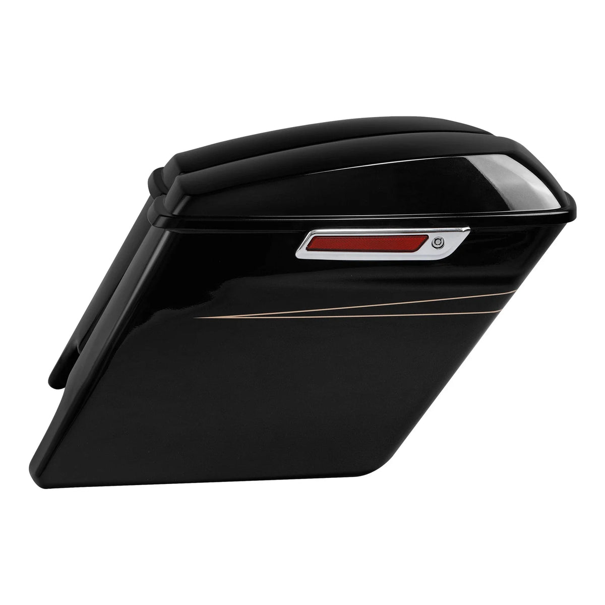 5" Stretched Saddlebags for Harley Electra Road Glide (2014–2023) Black Quartz