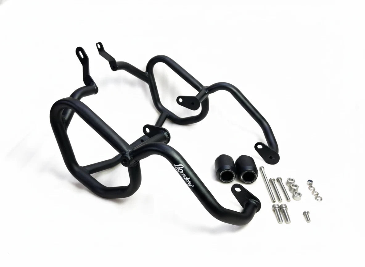 Black LCB Thanos Crash Guard + Slider for Triumph Speed 400 (2023)
