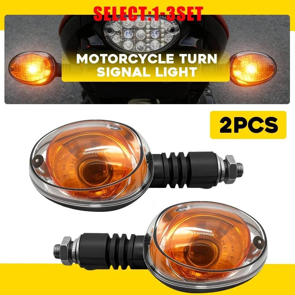 2X Amber Turn Signal Light for Buell Blast (2000–2010) X1 (1999–2002)
