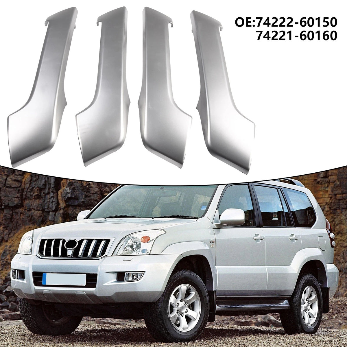 Door Handle Trim Cover for Toyota (2010–2017)