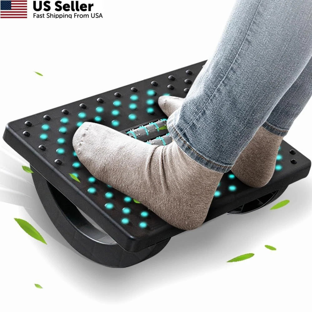Foot Rest for Under Desk (13 x 9.6 x 5 Inch) - Black