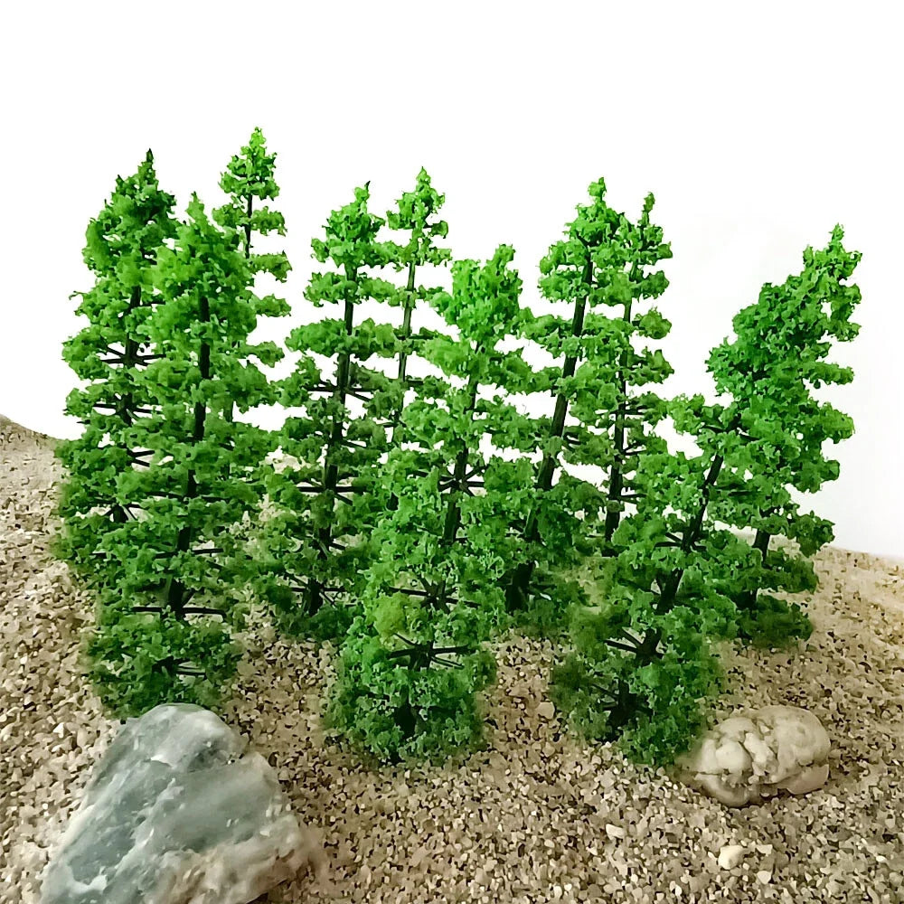 Set of 10 Model Trees for Landscape Scale Train Railway Scenery (N/A)