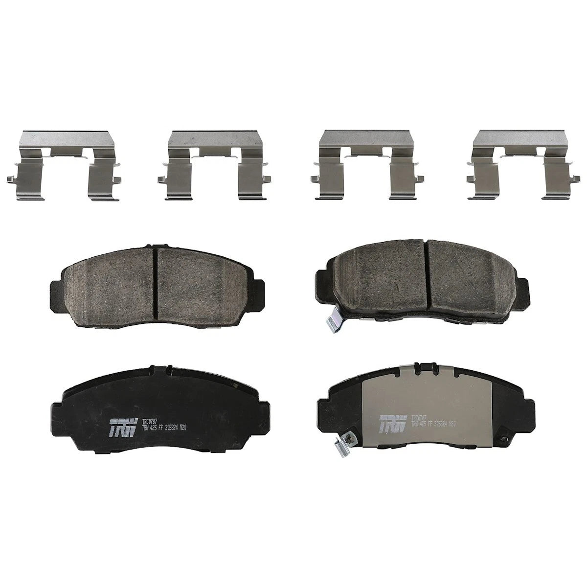 2X Brake Pad Set Front for Honda Accord (2000–2010) TRC0787
