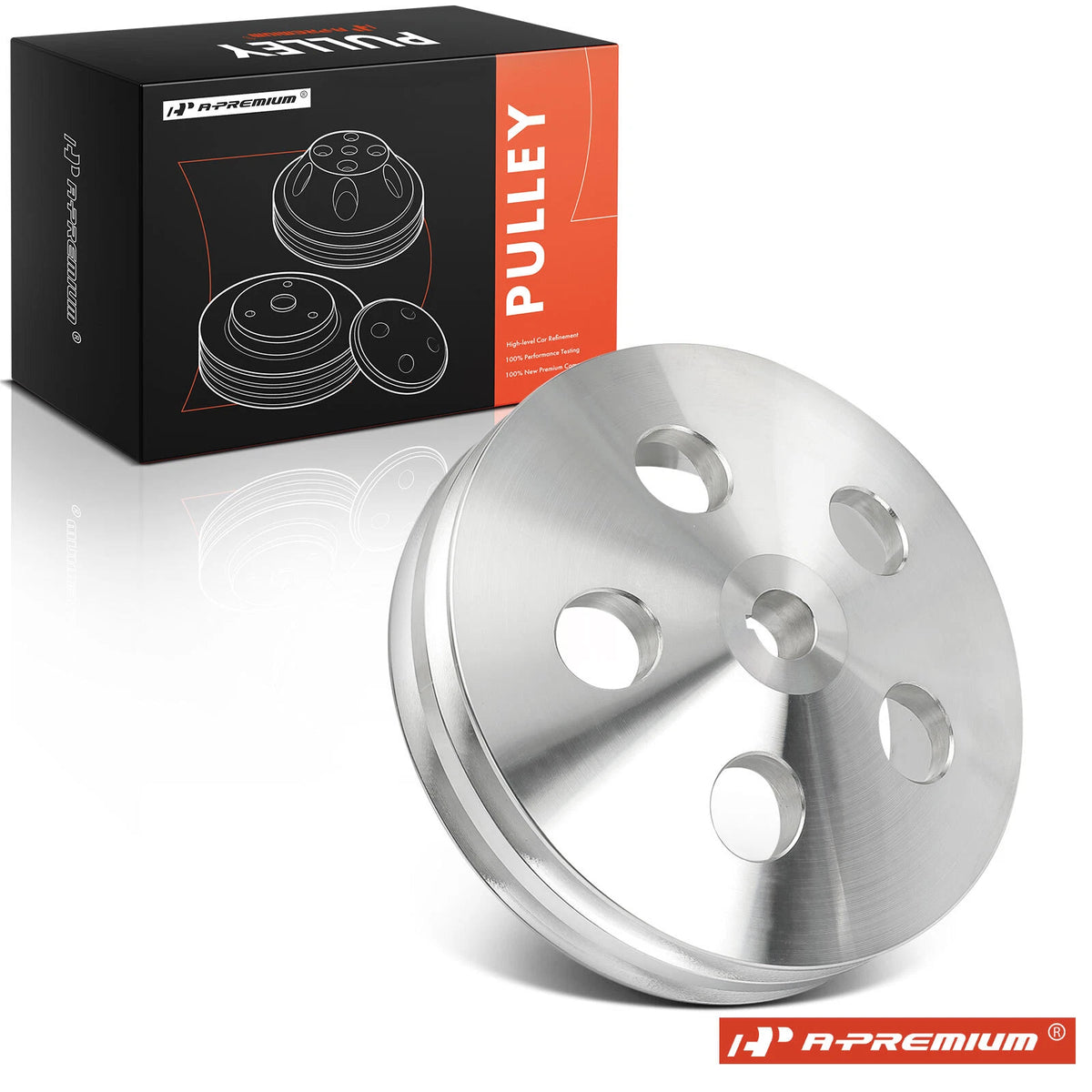 Power Steering Pump Pulley for BBC SBC Small Block Ford (Part # 8846)