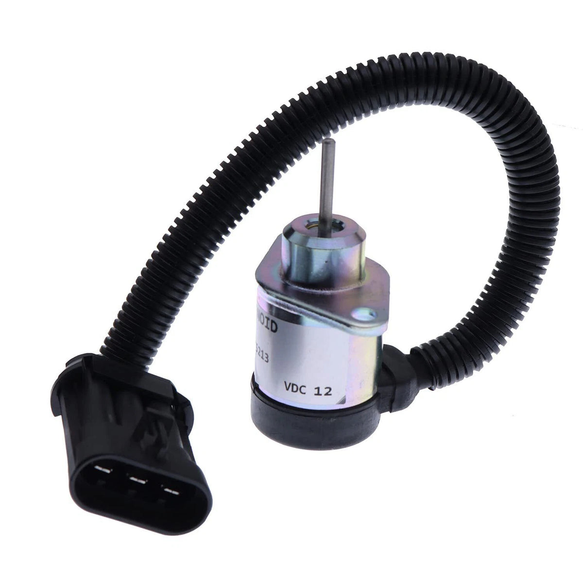 Stop Solenoid 1J710-60011 for Kubota Engine V2607 (12V)