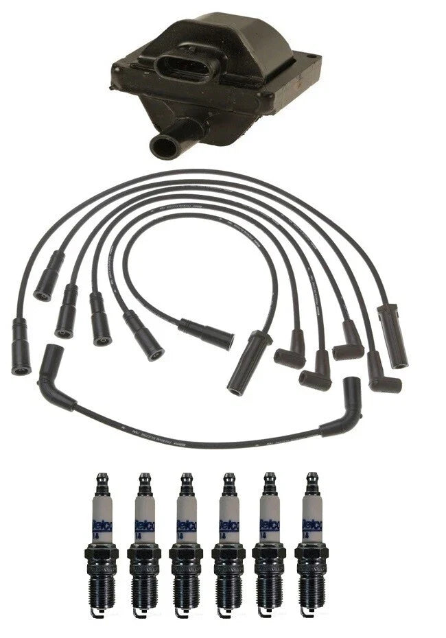 Ignition Wires & Coil Spark Plugs Kit for Oldsmobile Chevy GMC V6 4.3L (1996–2002)