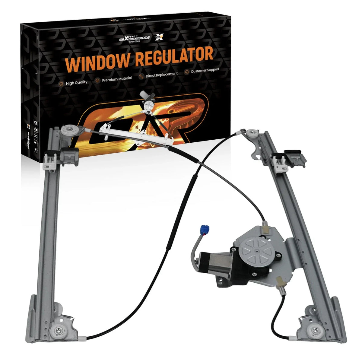 Window Regulator w/ Motor Assembly for Land Rover Freelander (1998–2006) CUH000023