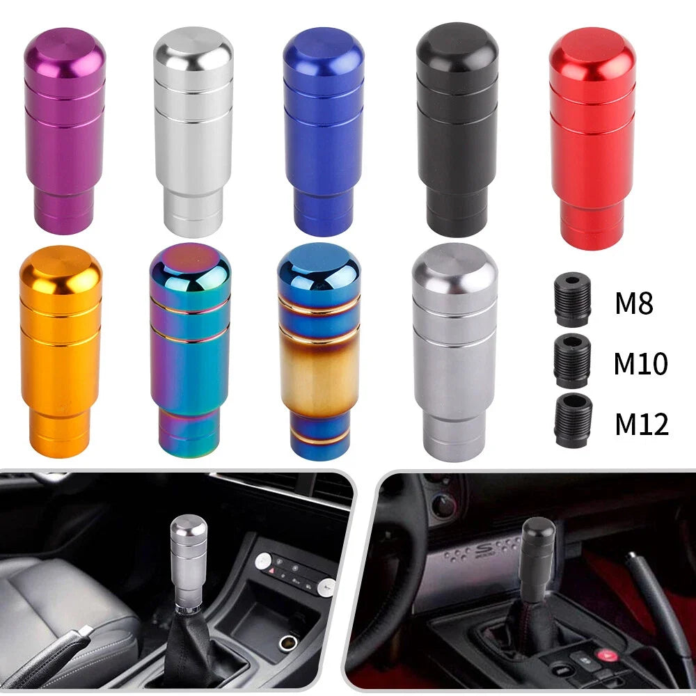 Universal Aluminum Gear Shift Knob for Cars (Automatic/Manual)