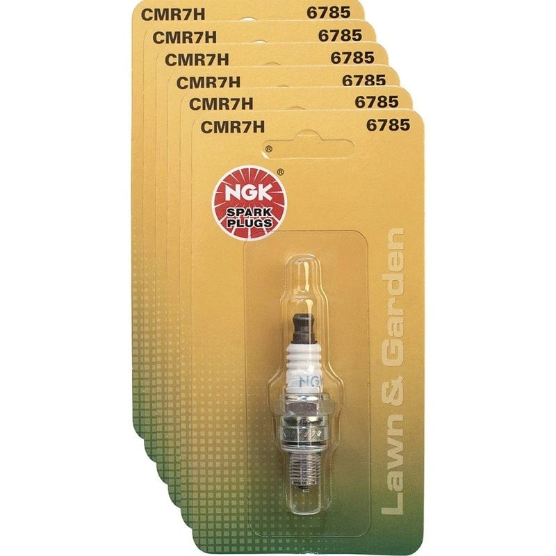 6PC Spark Plug Set for Universal (CMR7H, 6785, 90186Y, 130216)