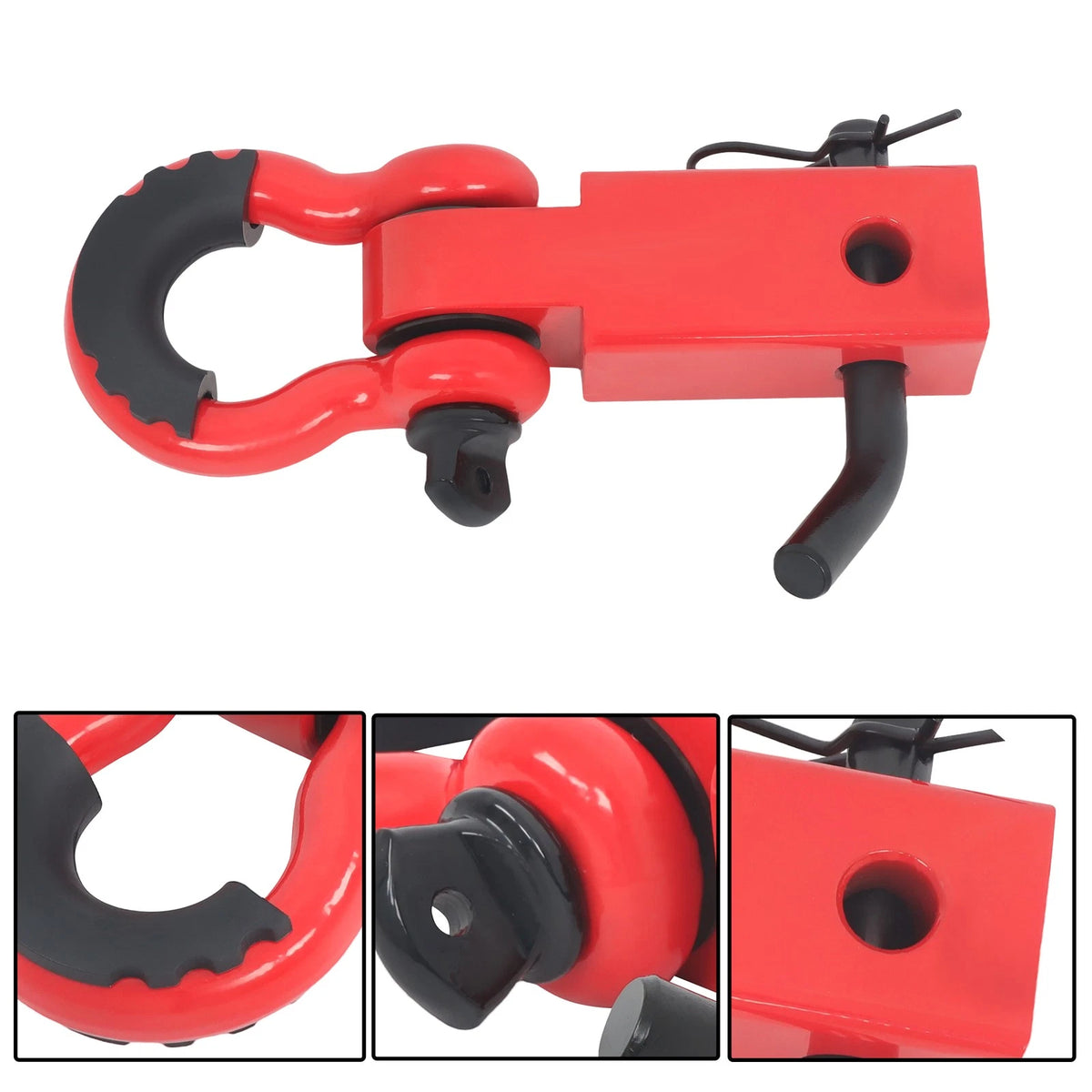 3/4 Shackle Tow Hitch Receiver 2" for Vehicle Trailer (BCK39446K)