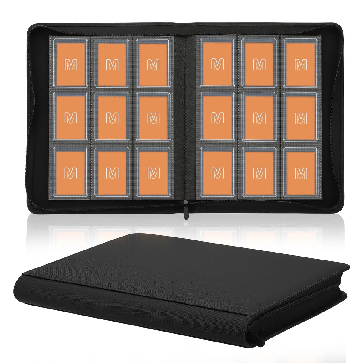 Toploader Binder for Trading Cards (15.5 x 13 x 1.3 inches)