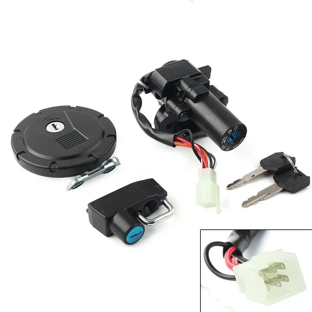 Ignition Switch Gas Cap Lock Set for Kawasaki KLX125 KL250 (2006–2018)