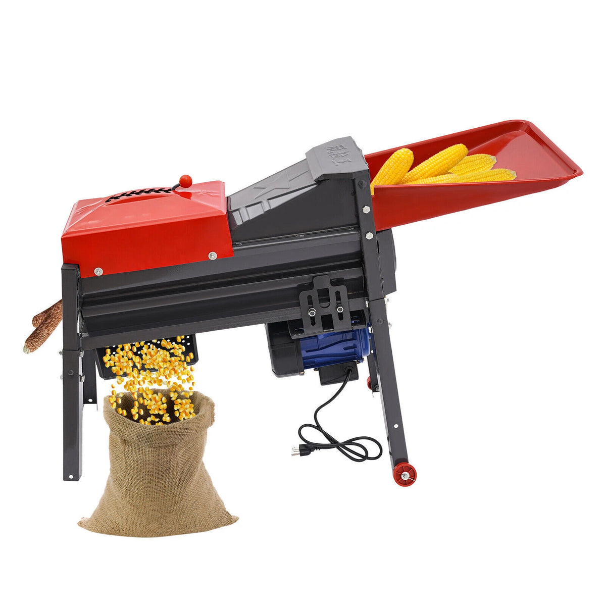 Heavy Duty Corn Thresher Electric Sheller for Grains and Livestock Feed