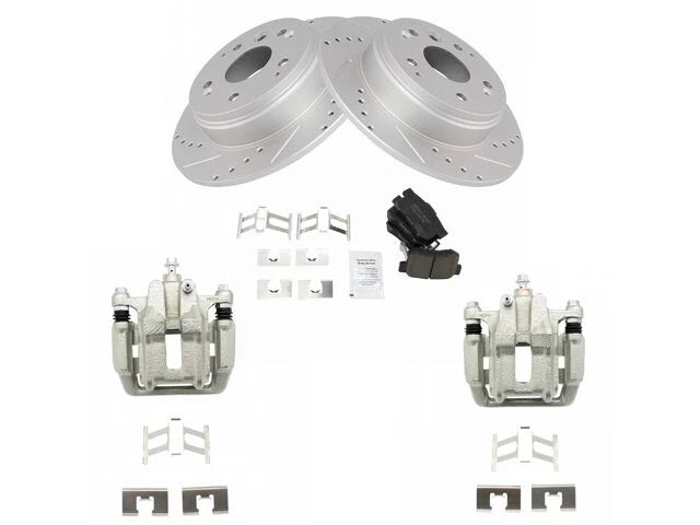 Set of 4 Brake Pads Rotors Calipers for Acura TL (2007–2008) 17169BXPQ