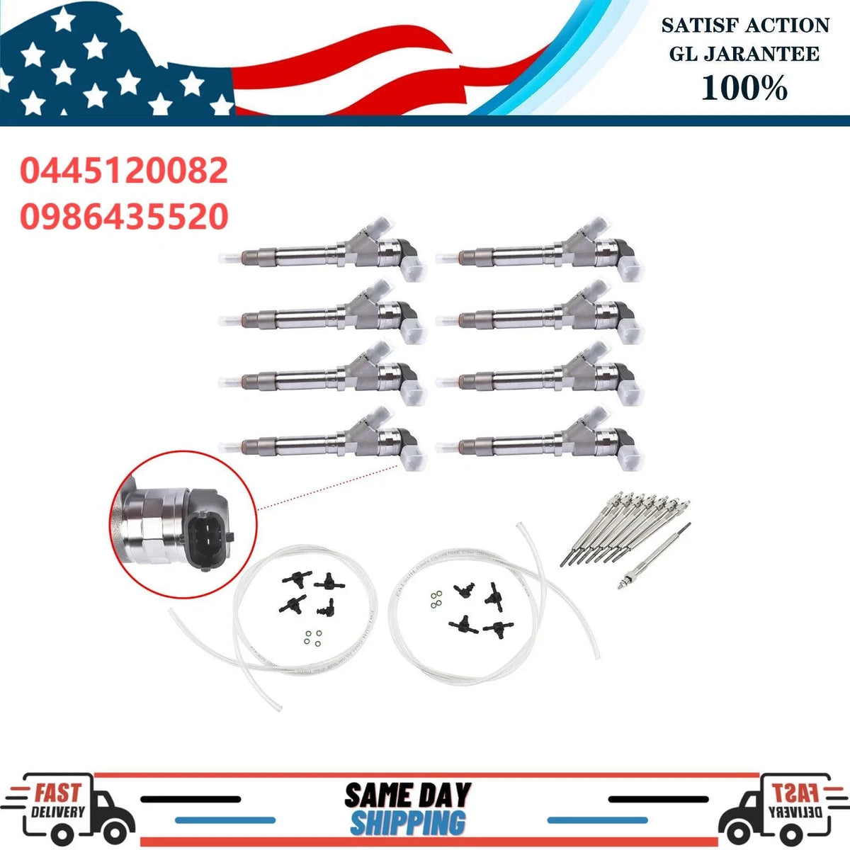 Diesel Fuel Injector Superkit for GMC Chevy Duramax 2500 3500 4500 (2001–2016)