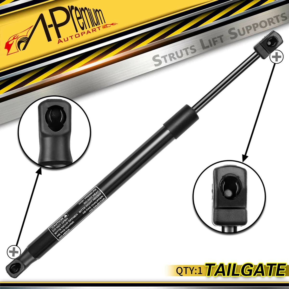 2X Rear Right Tailgate Lift Support Shock Strut for Chevrolet Equinox (20990085, 6827)