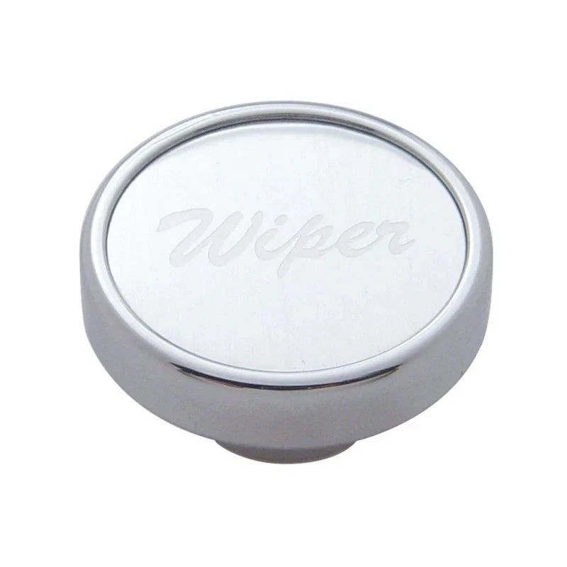 Wiper Control Knob for 1/4" Shaft (UP#23030) Chrome Aluminum