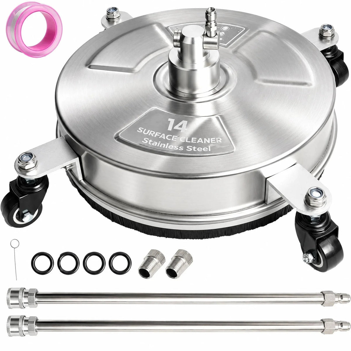 14 Inch Pressure Washer Surface Cleaner for Patio Deck