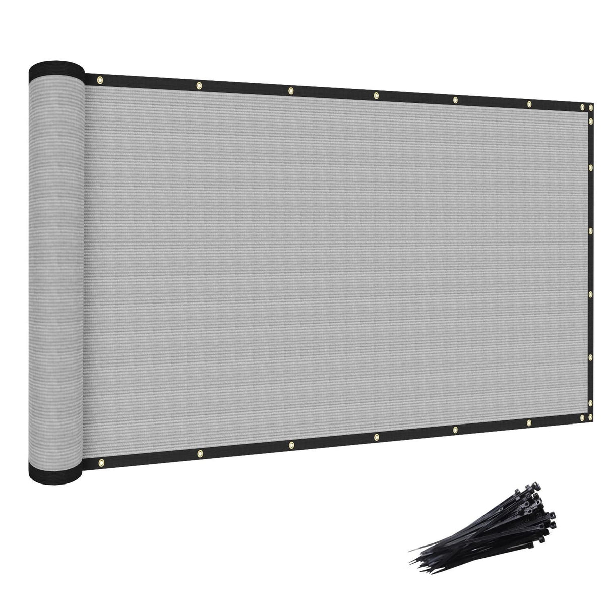 5' x 12' Privacy Screen Fence Windscreen Mesh Shade Net Cover Heavy Duty