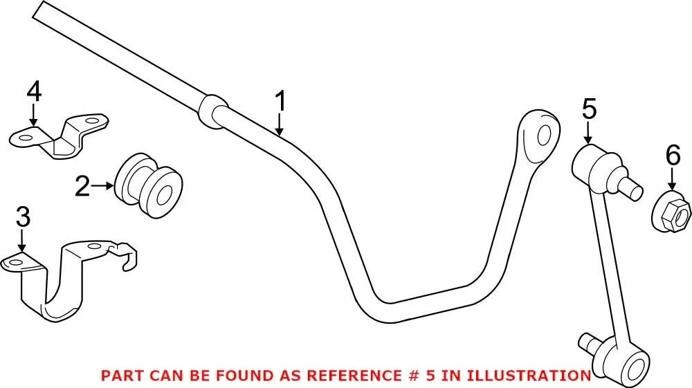 Rear Suspension Stabilizer Bar Link for Lexus (48830-06030)