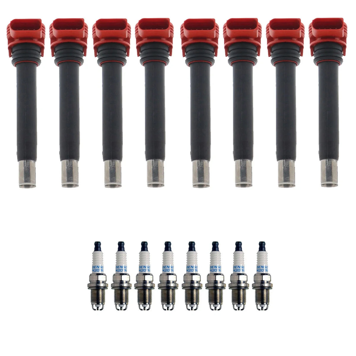 Set of 8 Ignition Coils & Spark Plugs for Audi A8 Quattro (2004–2010)