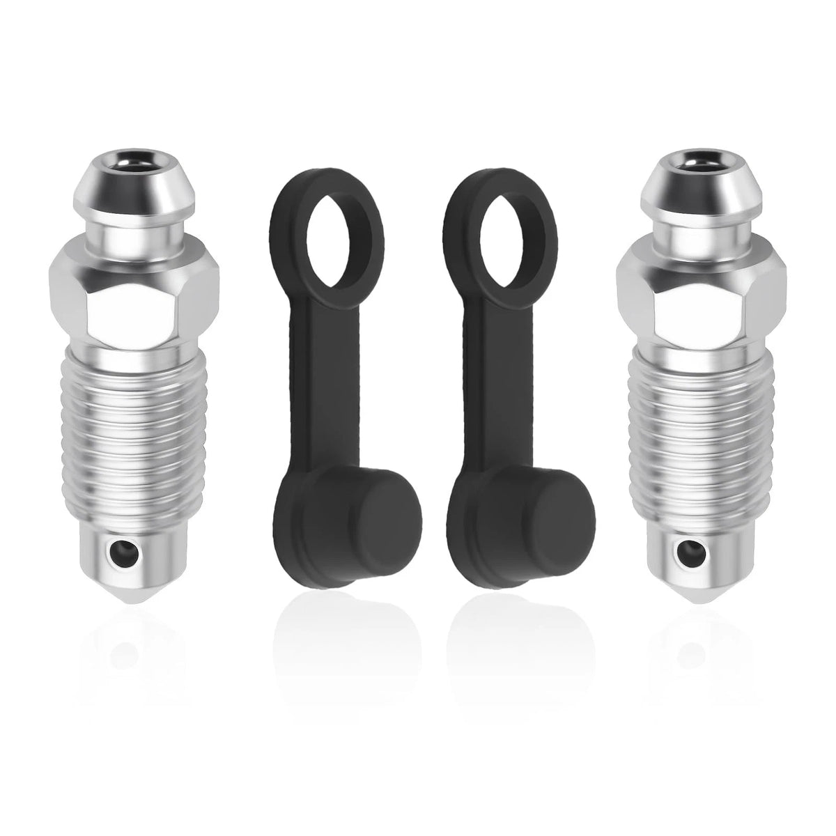 2X Brake Bleeder Screw for Universal (3/8-24 × 1-3/16)