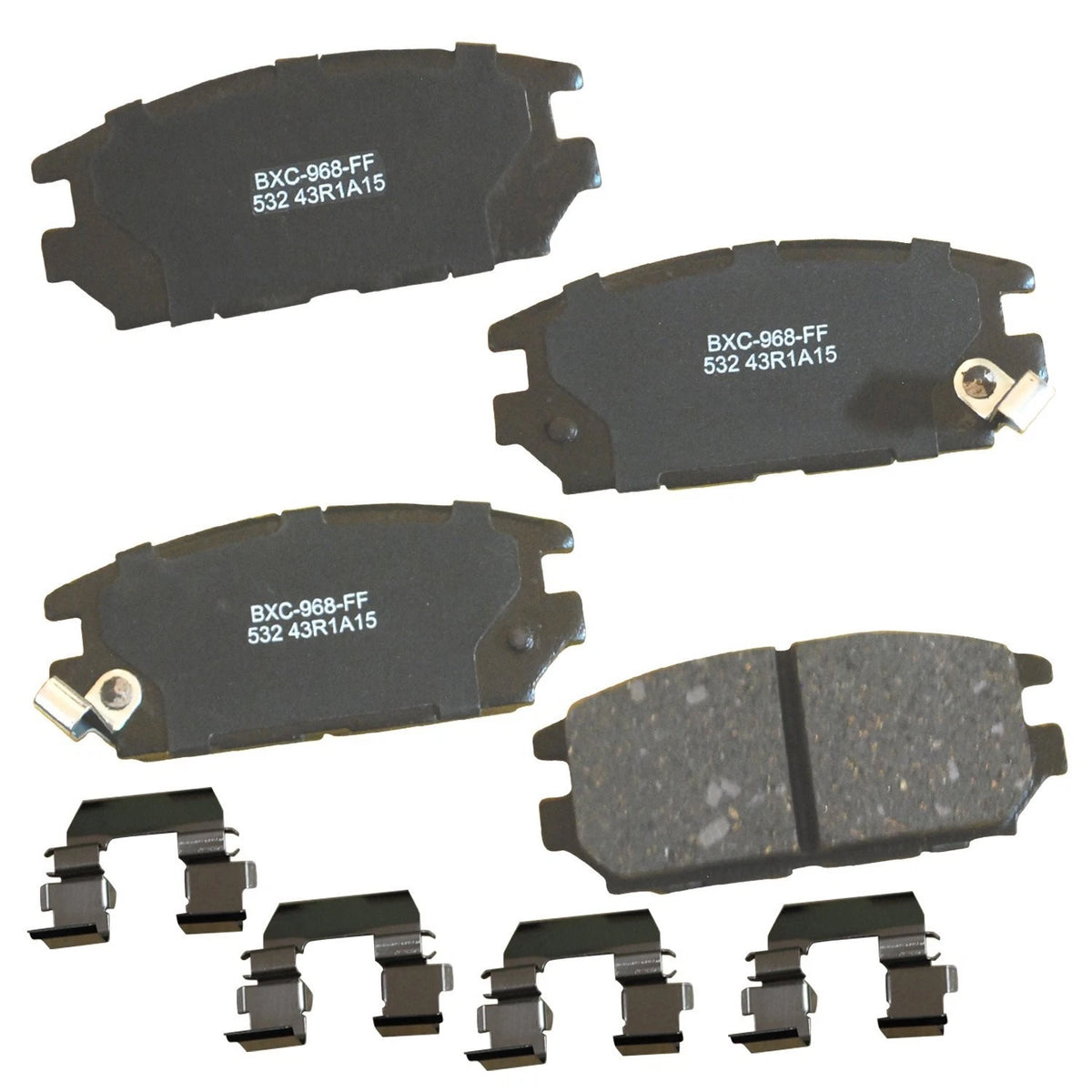 Premium Ceramic Rear Brake Pads for Dodge Stealth, Eagle Talon, Mitsubishi