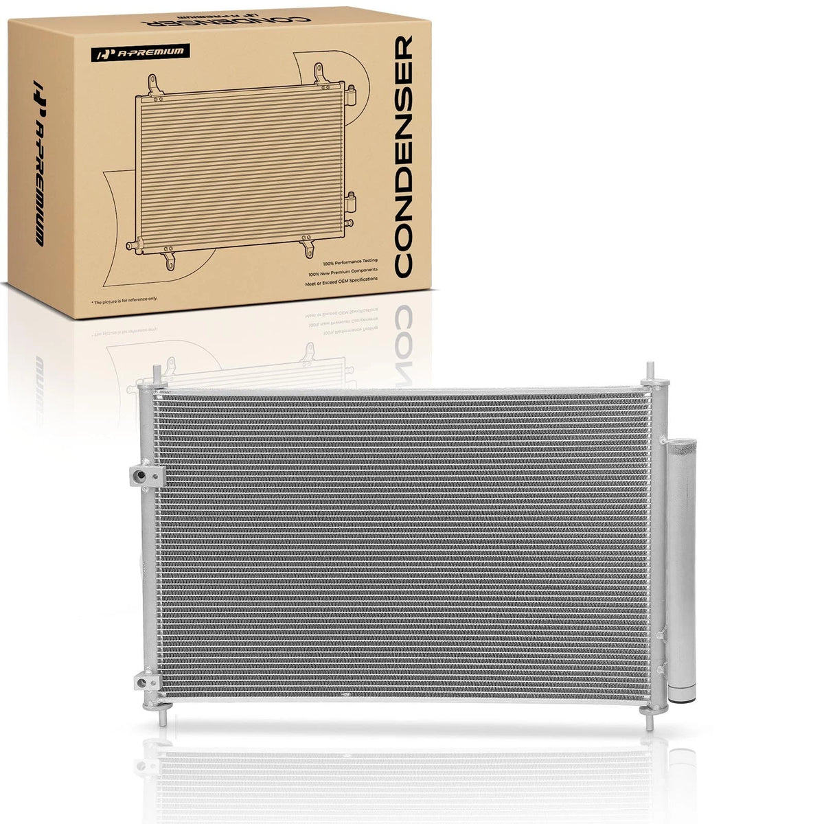 A/C Condenser w/ Receiver Drier for Toyota Corolla Matrix Scion tC xB (2003–2013) 8845002330, 8845012280, 8845012300, 3686