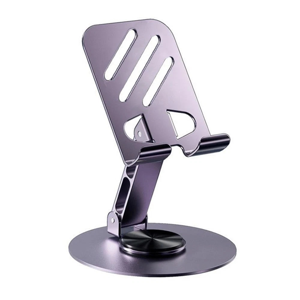 Cell Phone Stand for Adjustable 360° Rotation Metal - Purple