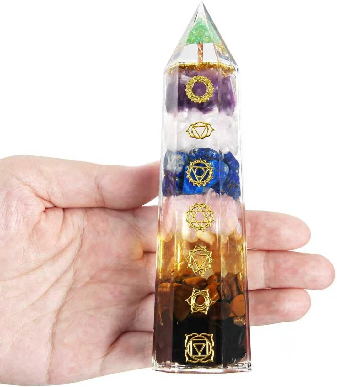 Orgone Pyramid Energy Generator for EMF Protection and Healing Meditation