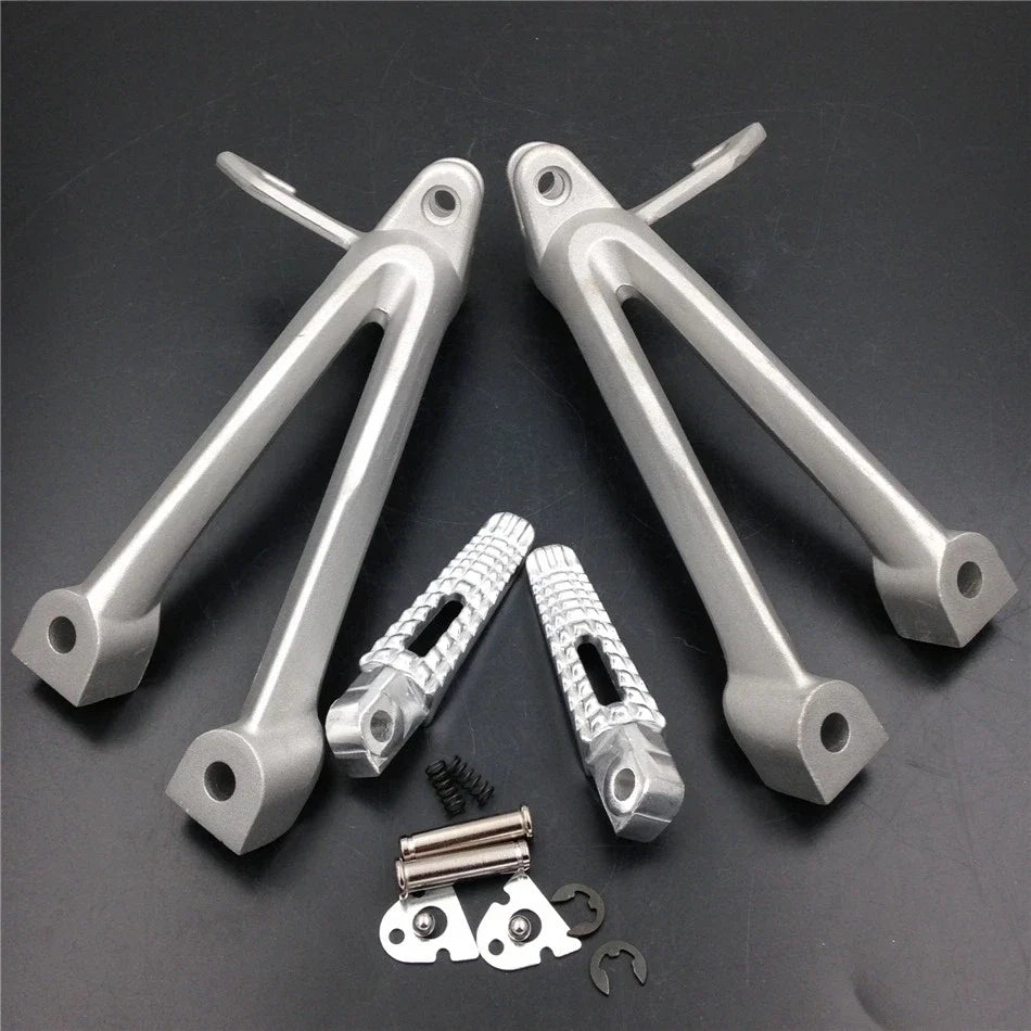 Foot Peg for Suzuki GSXR600 GSXR750 (2006–2007) Silver Rear Passenger Bracket