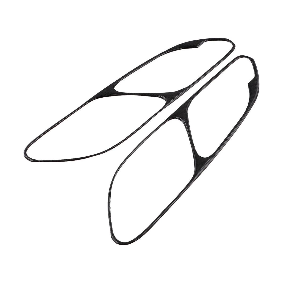 Carbon Fiber Inner Door Handle Speaker Frame Trim for