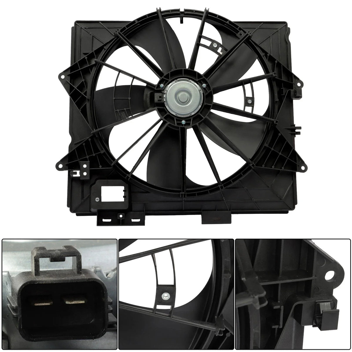 Radiator Condenser Cooling Fan Assembly for Cadillac CTS (2009–2013)