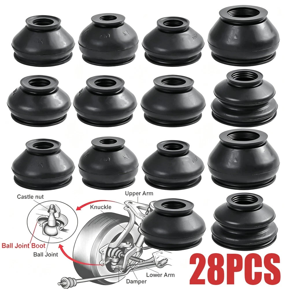 2X Rubber Ball Joint Dust Boot Cover Kit for Universal (18F061451EFUS)