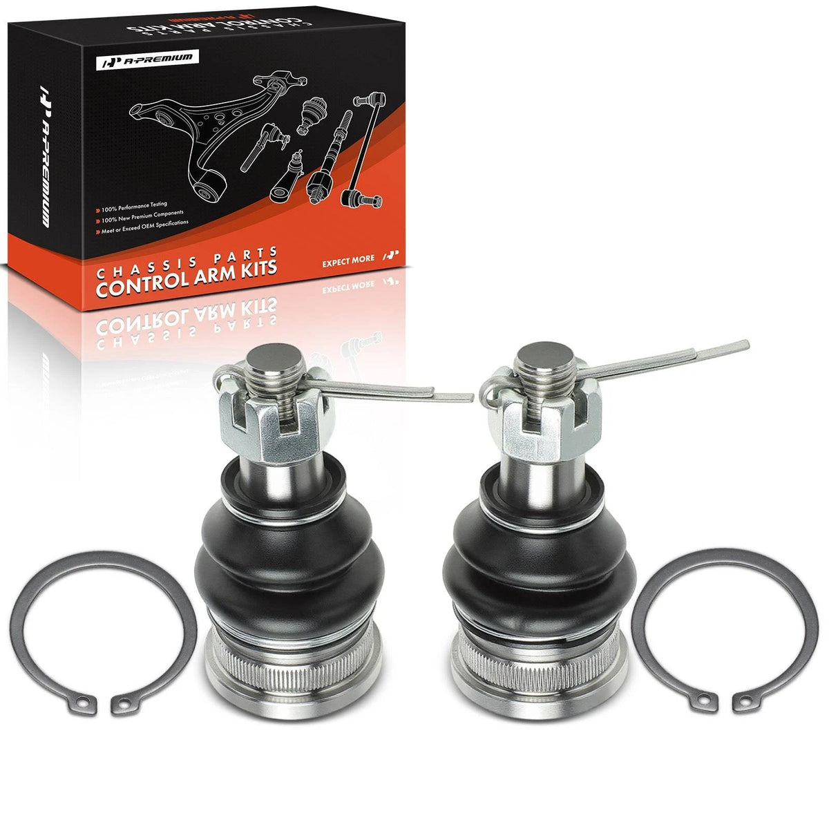 2X Front Lower Ball Joint Kit for Honda Fit (2009–2014) - 51360TF5A00, 51360TK6A01
