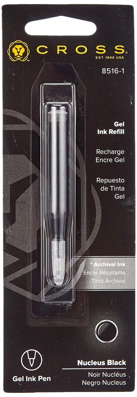 Cross Gel Refill for Nucleus Black (Pack of 1)