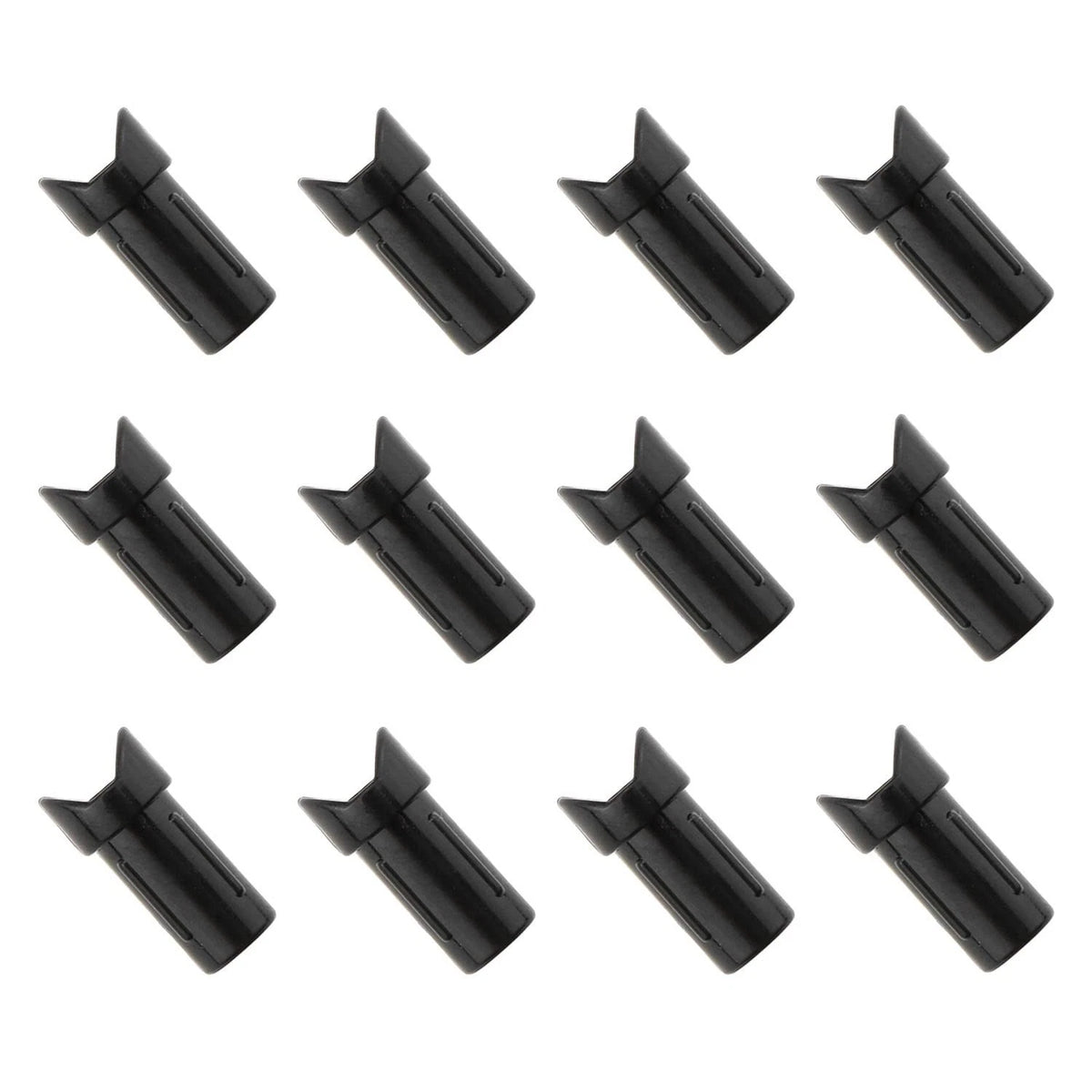 12X Crossbow Arrow Nocks for Crossbows (2010–2023) Black Plastic Half Moon